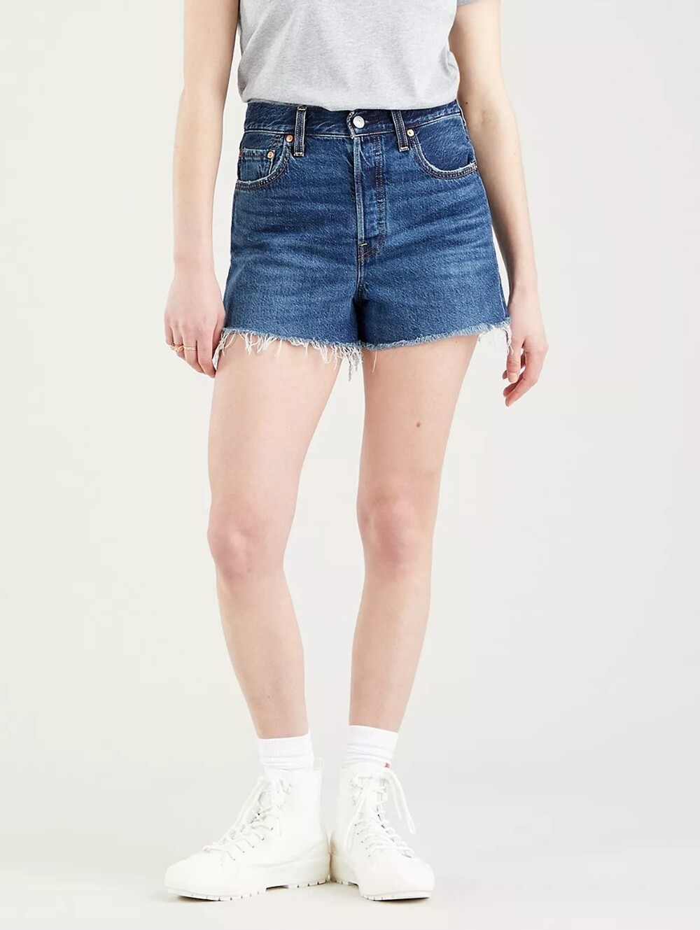 Levi's Ribcage Shorts Noe Five - Dark Wash Size 30